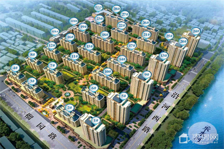 密州新天地·德宝花园91平大套二55万全明户型